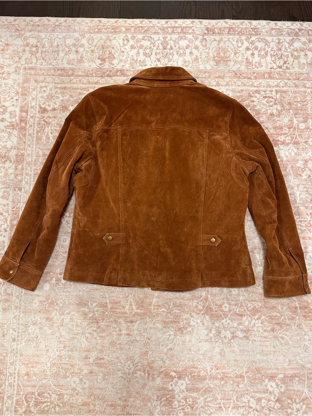 Vintage 🤎 Genuine Suede Leather Jacket - Copper - Picture 9 of 14